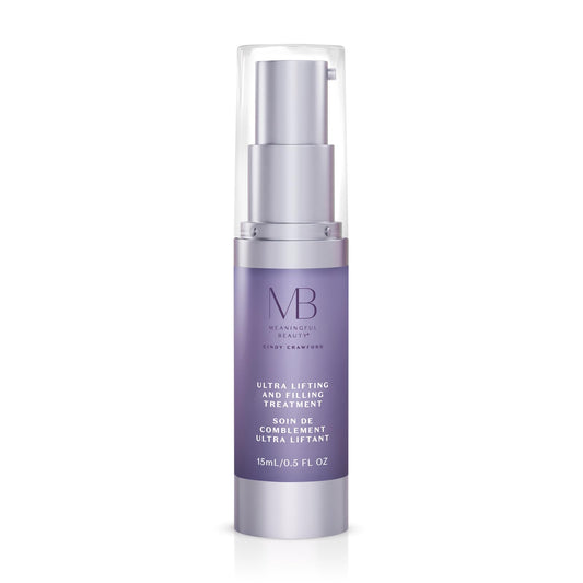 Meaningful Beauty Ultra Lifting & Filling Treatment, Melon Extract Day Serum, Purple, 0.5 Fl Oz