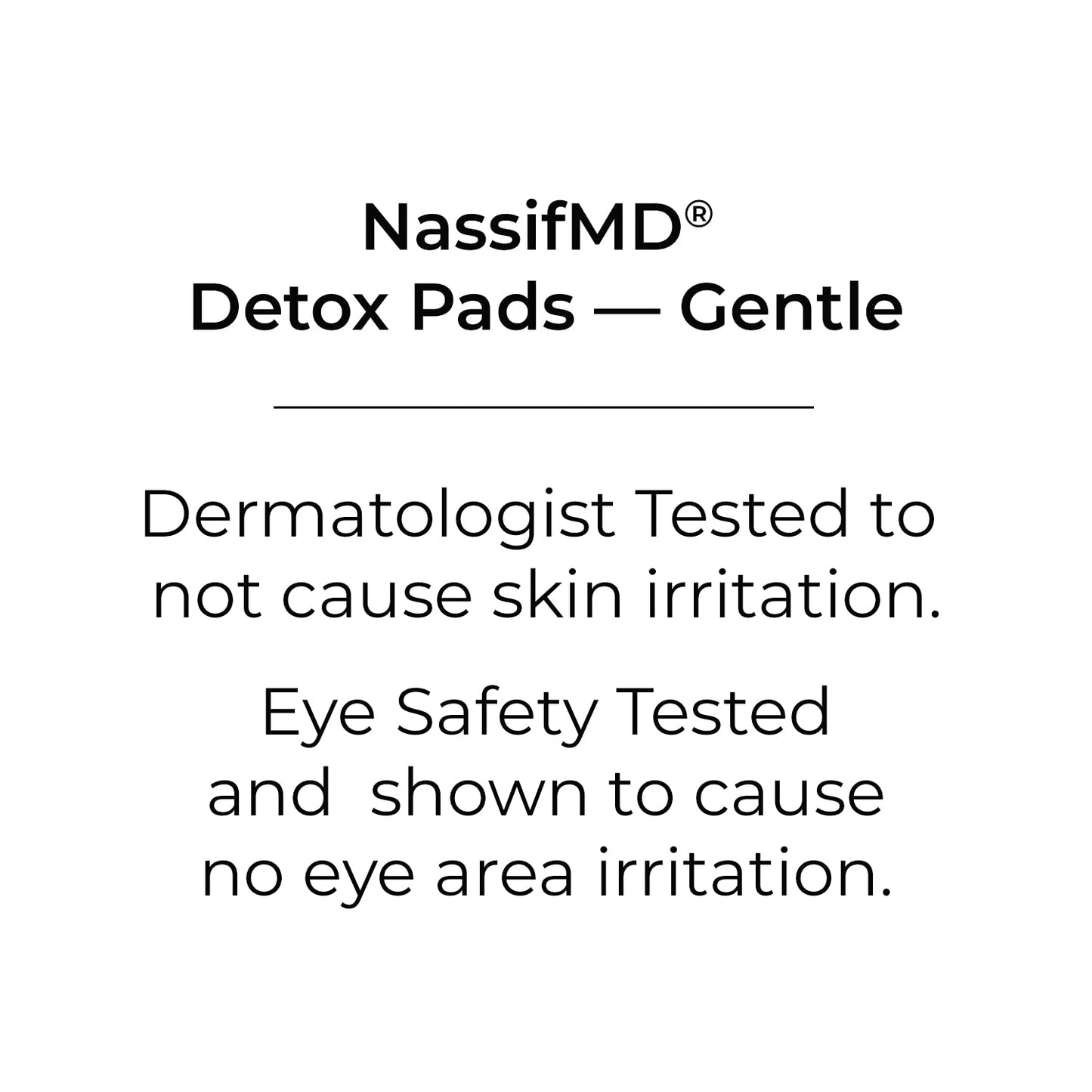 NassifMD Gentle Facial Detox Pads, Hyaluronic Acid, Facial Scrub Pads, Fruit Complex, Aloe Vera, Anti Aging Pads for Sensitive Skin, 60ct