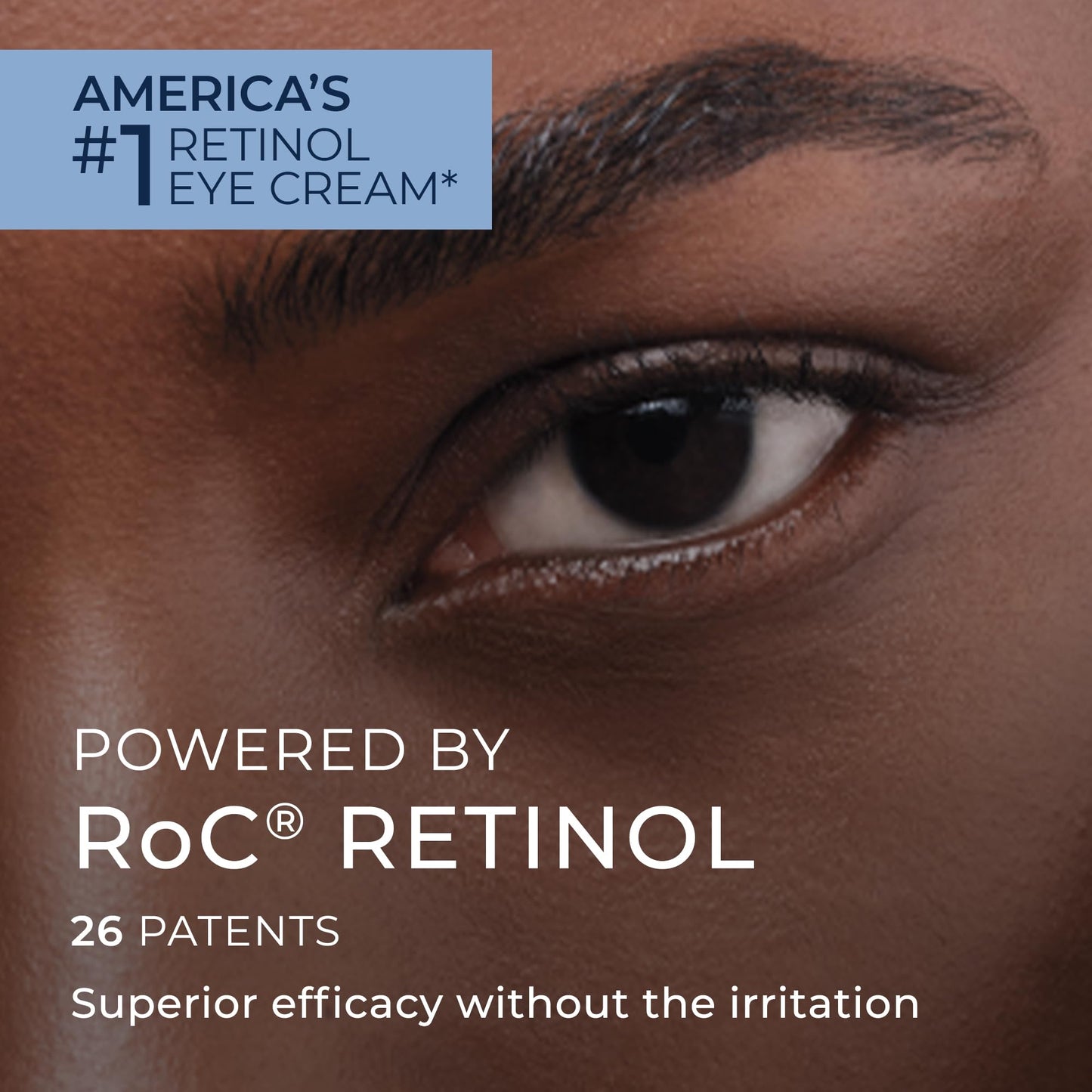 RoC Retinol Correxion Under Eye Cream for Dark Circles & Puffiness, Daily Wrinkle Cream, Anti Aging Line Smoothing Skin Care Treatment, Stocking Stuffers for Men & Women, 0.5 oz (Packaging May Vary)