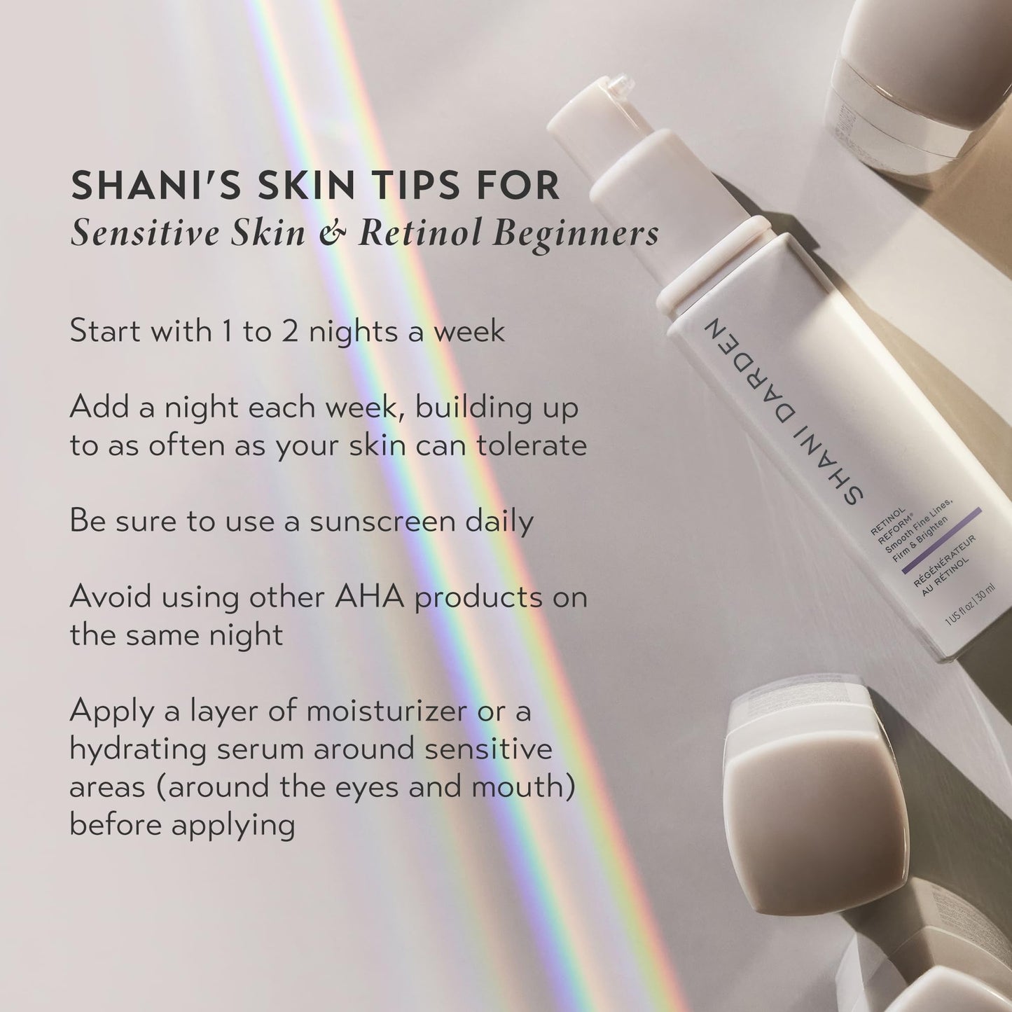 SHANI DARDEN SKINCARE Retinol Reform Anti-Aging Serum, Resurfacing Retinol Serum for Face and Neck, Helps with Fine Lines and Wrinkles, 1.01 fl oz