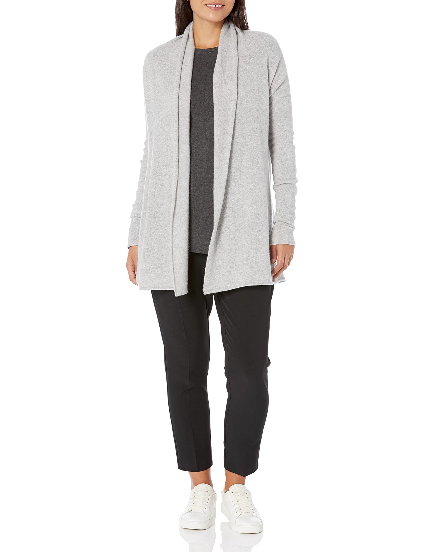 Club Monaco womens Cristina Cardigan Sweater, Light Heather Grey, Medium US