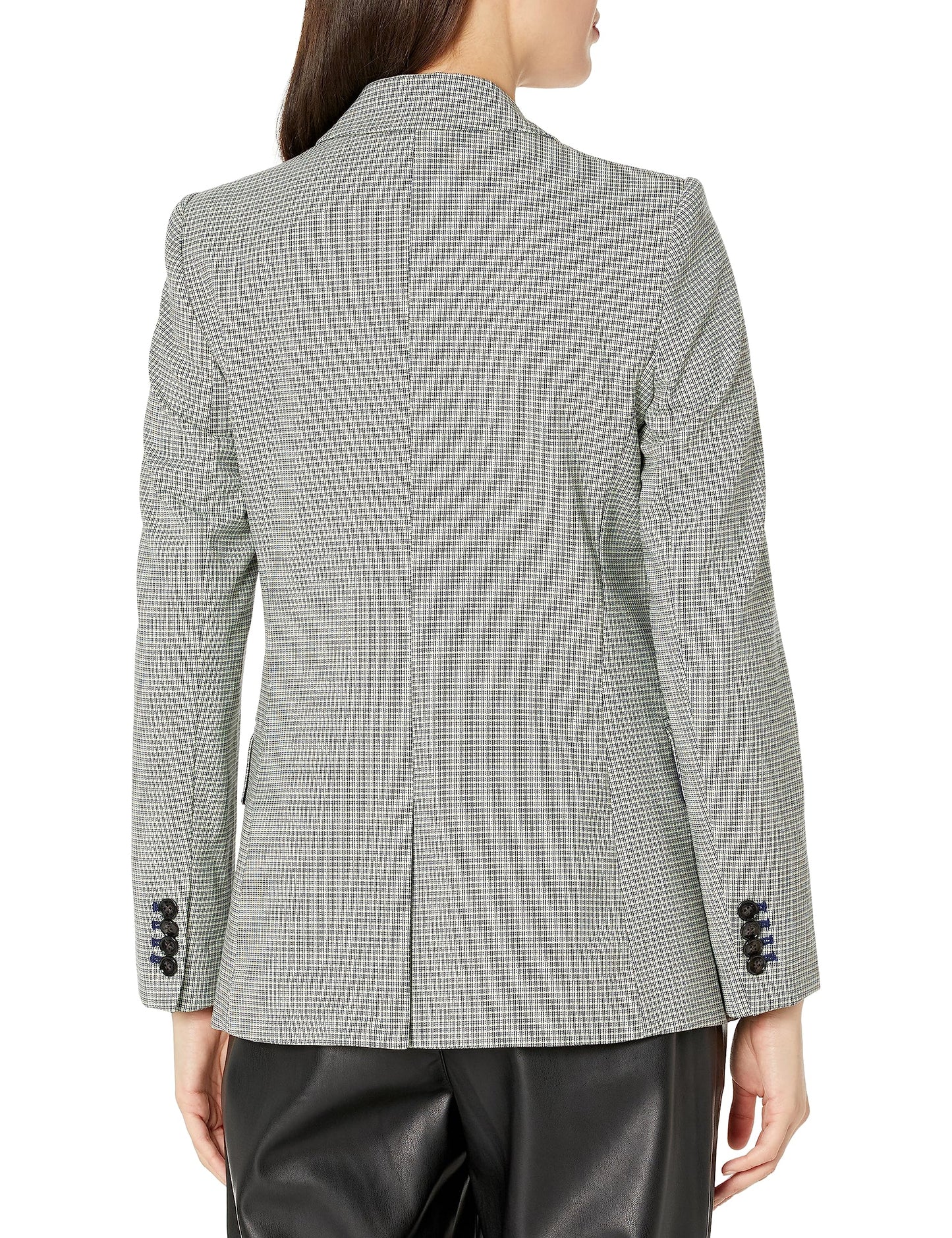 CLUB MONACO Women's BORREM Blazer, Faded Jade/VERT